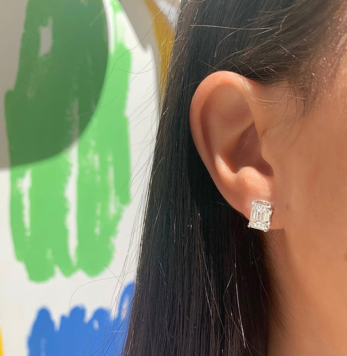 専用Gigi HELIOS Diamond cut earrings K18 Radiant Helios Diamond 0.5 ct. tw. 14K Yellow Gold Earrings