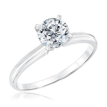 Load image into Gallery viewer, 1.13ctw Clarity Enhanced Diamond Solitaire engagement ring