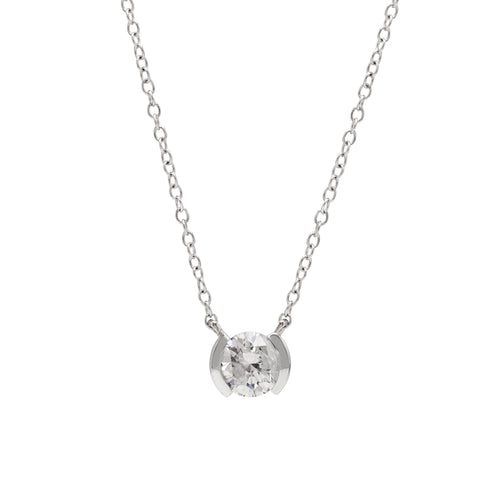 14kt White Gold Pendant 1.22cts