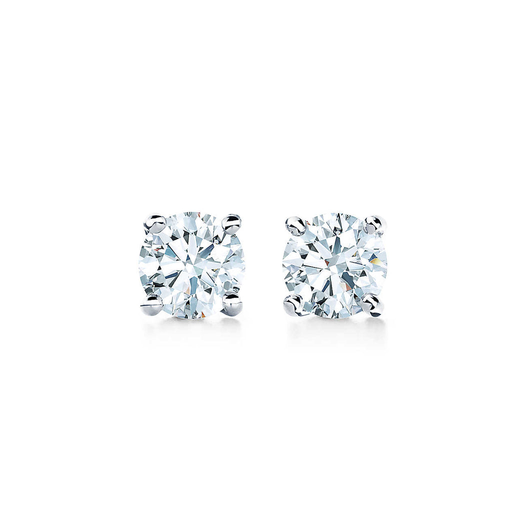 Clarity enhanced diamond studs Clearance